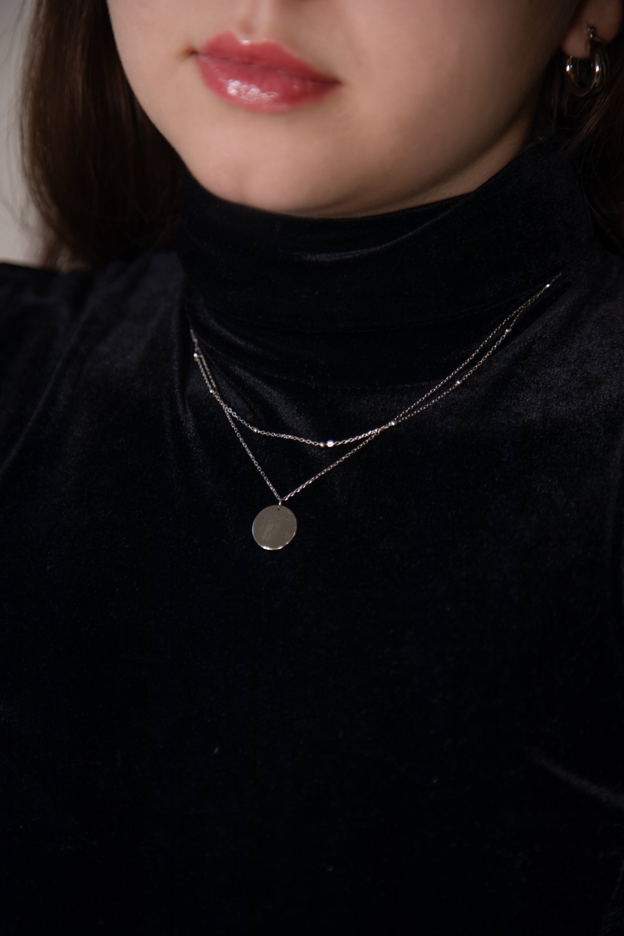 Multi Strand Silver Necklace