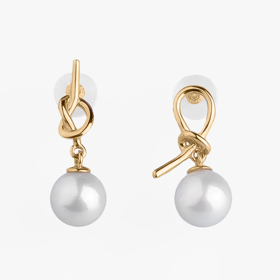 Gold Knot Earrings