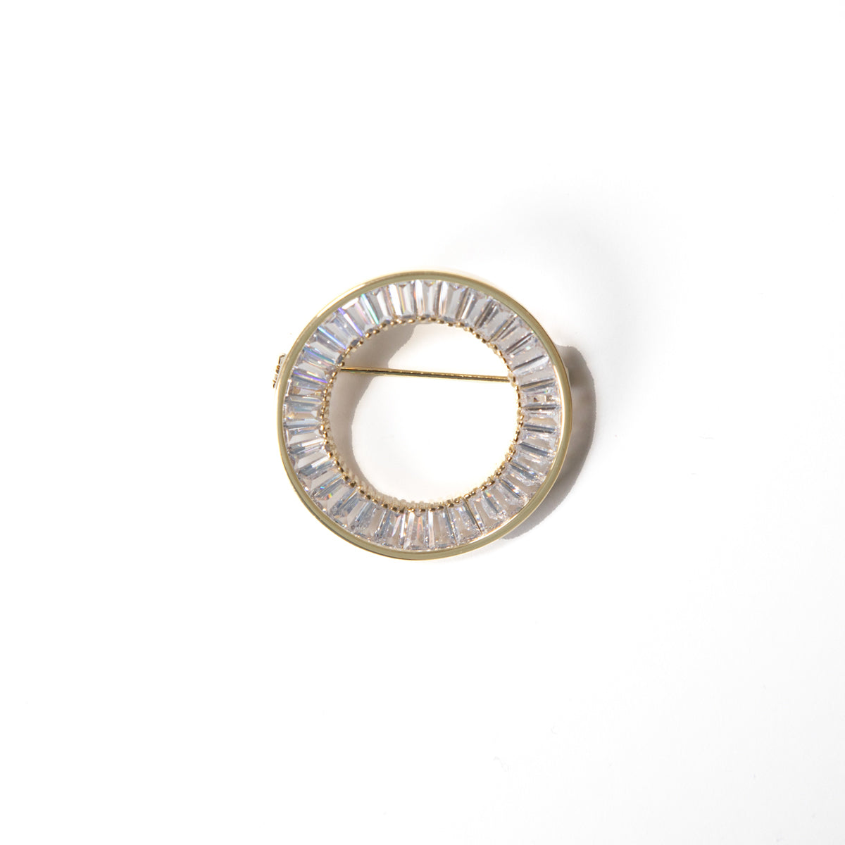Minimalist circle Brooch