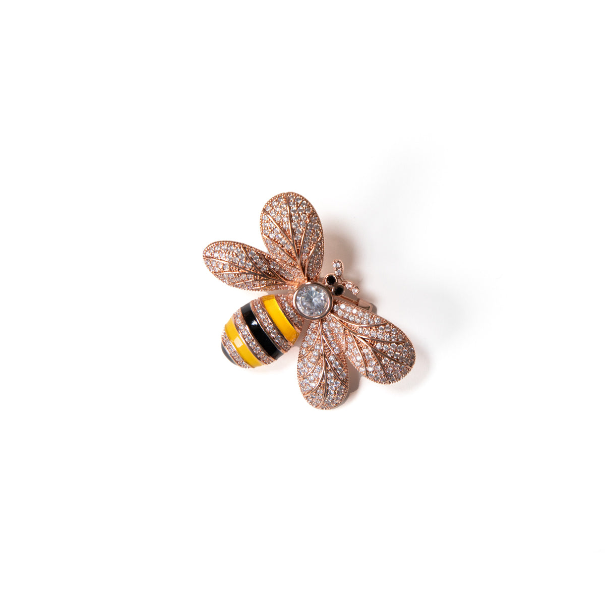 Yellow Bee Brooch