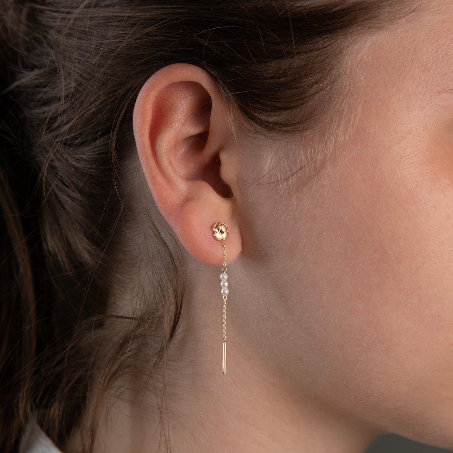 Flower Drop Earrings