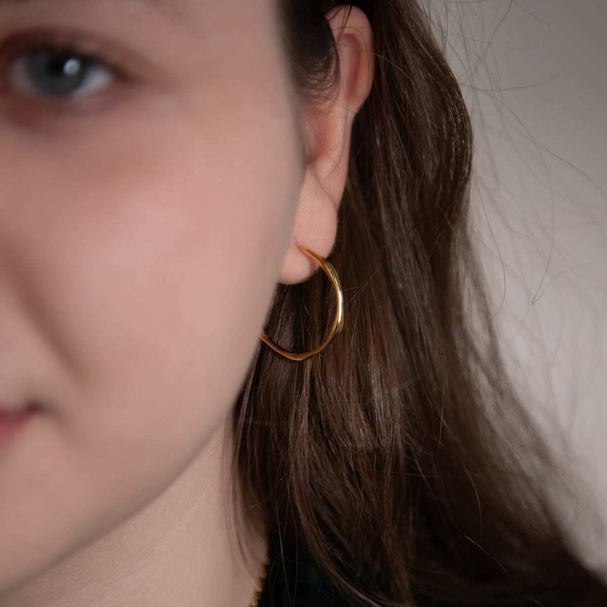 Irregular Stud Ring Earrings