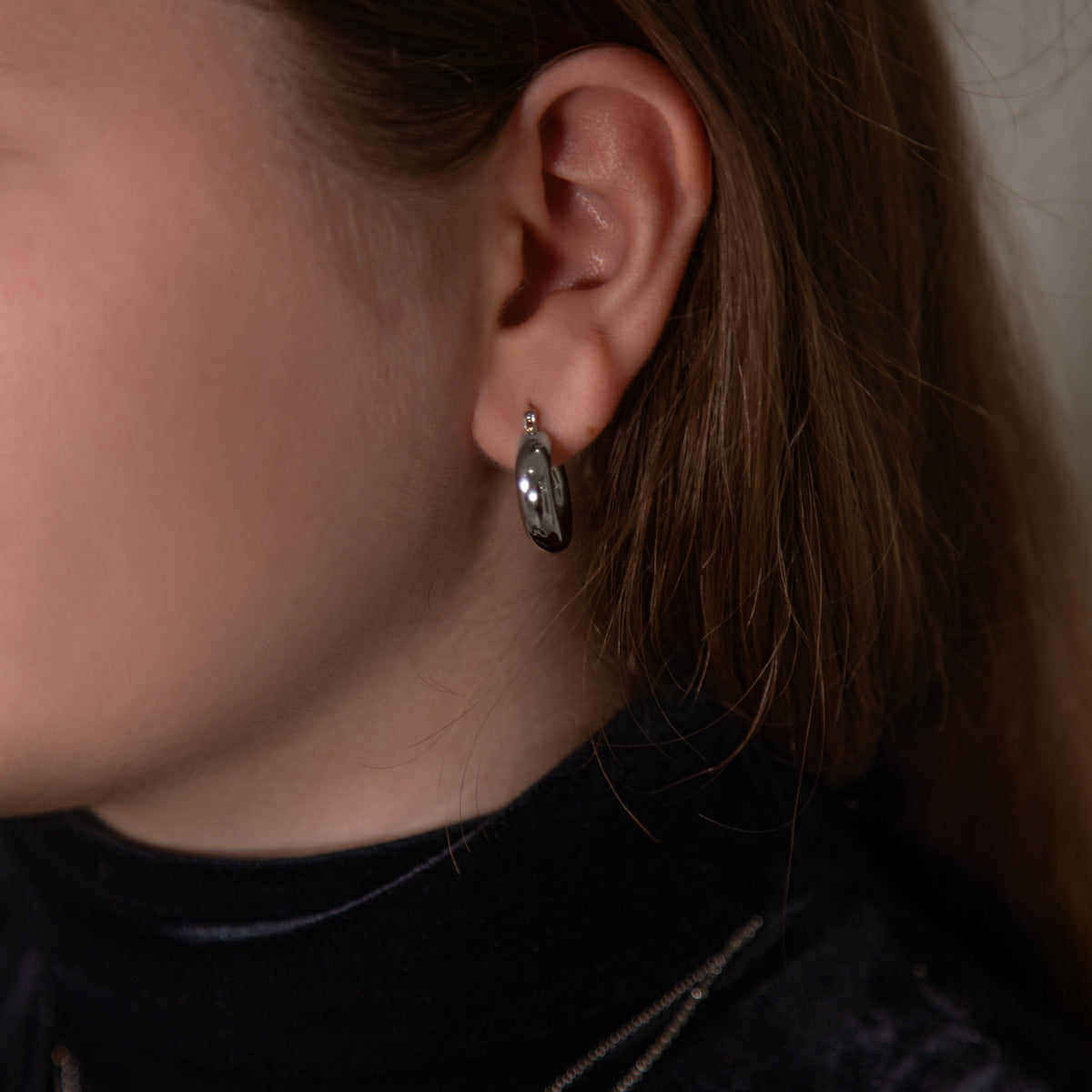 Soft Round Hoop Earrings