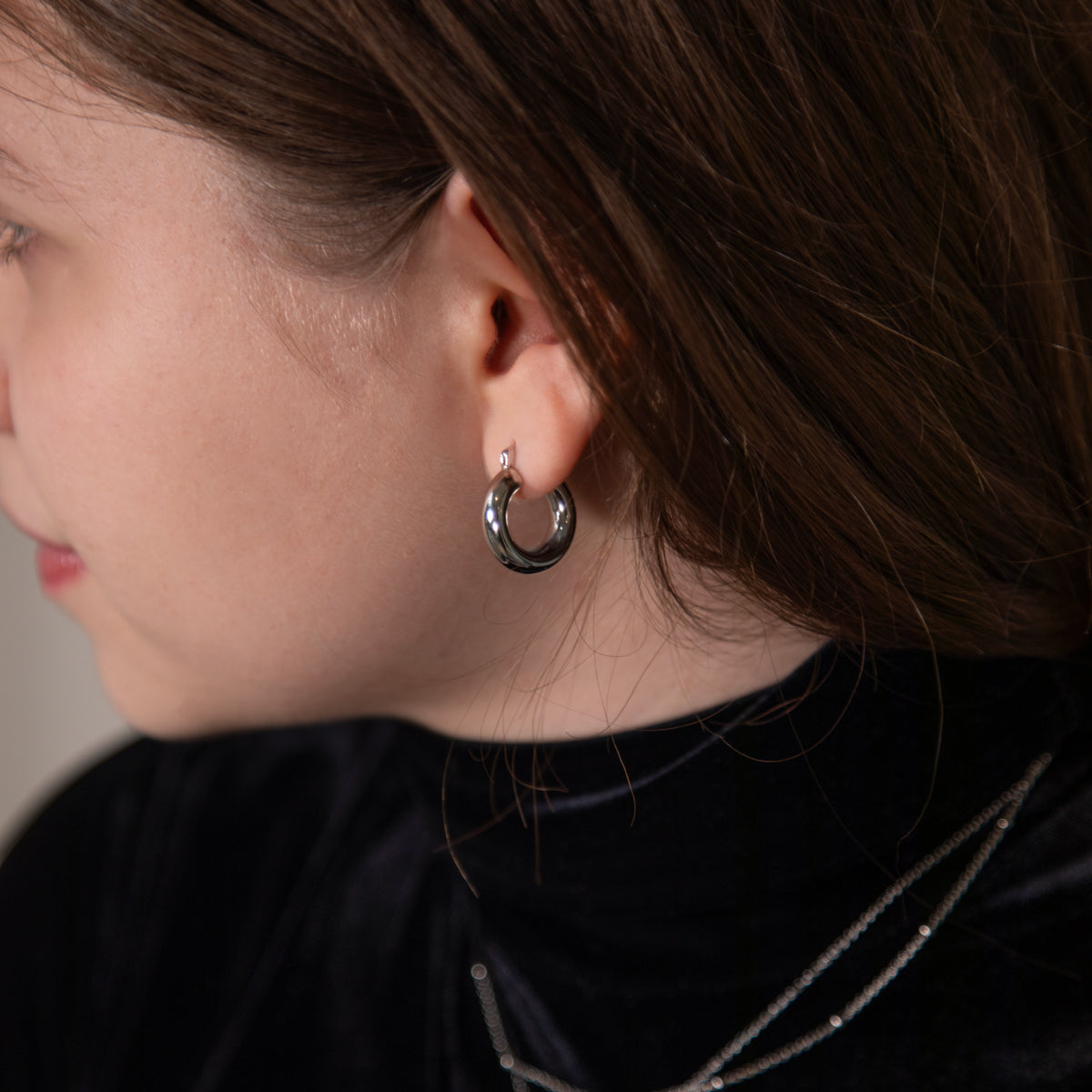 Soft Round Hoop Earrings