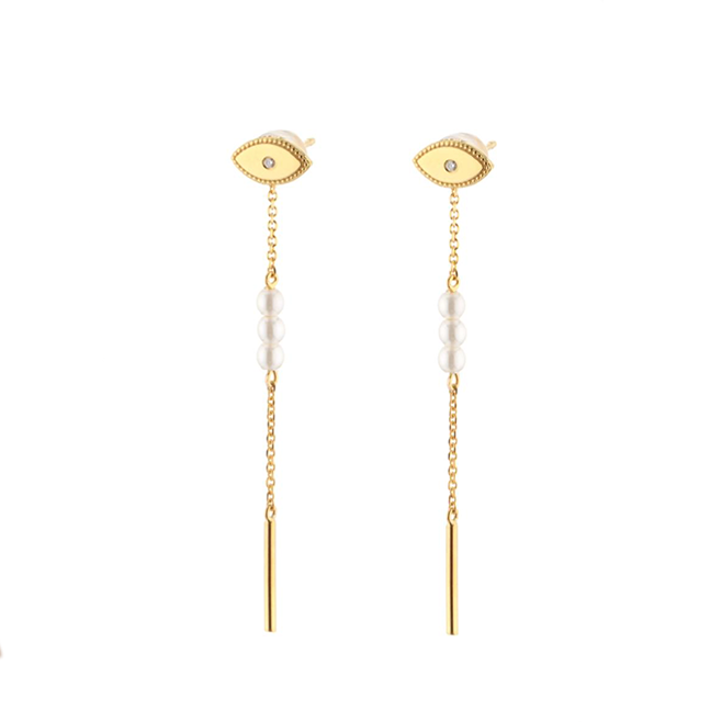 Eyes Drop Earrings