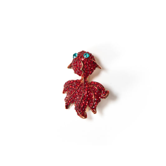 Red Fish Brooch