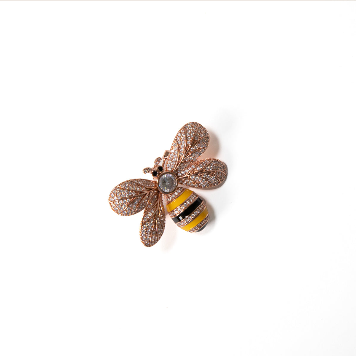 Yellow Bee Brooch