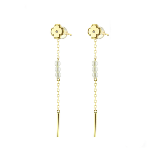 Flower Drop Earrings